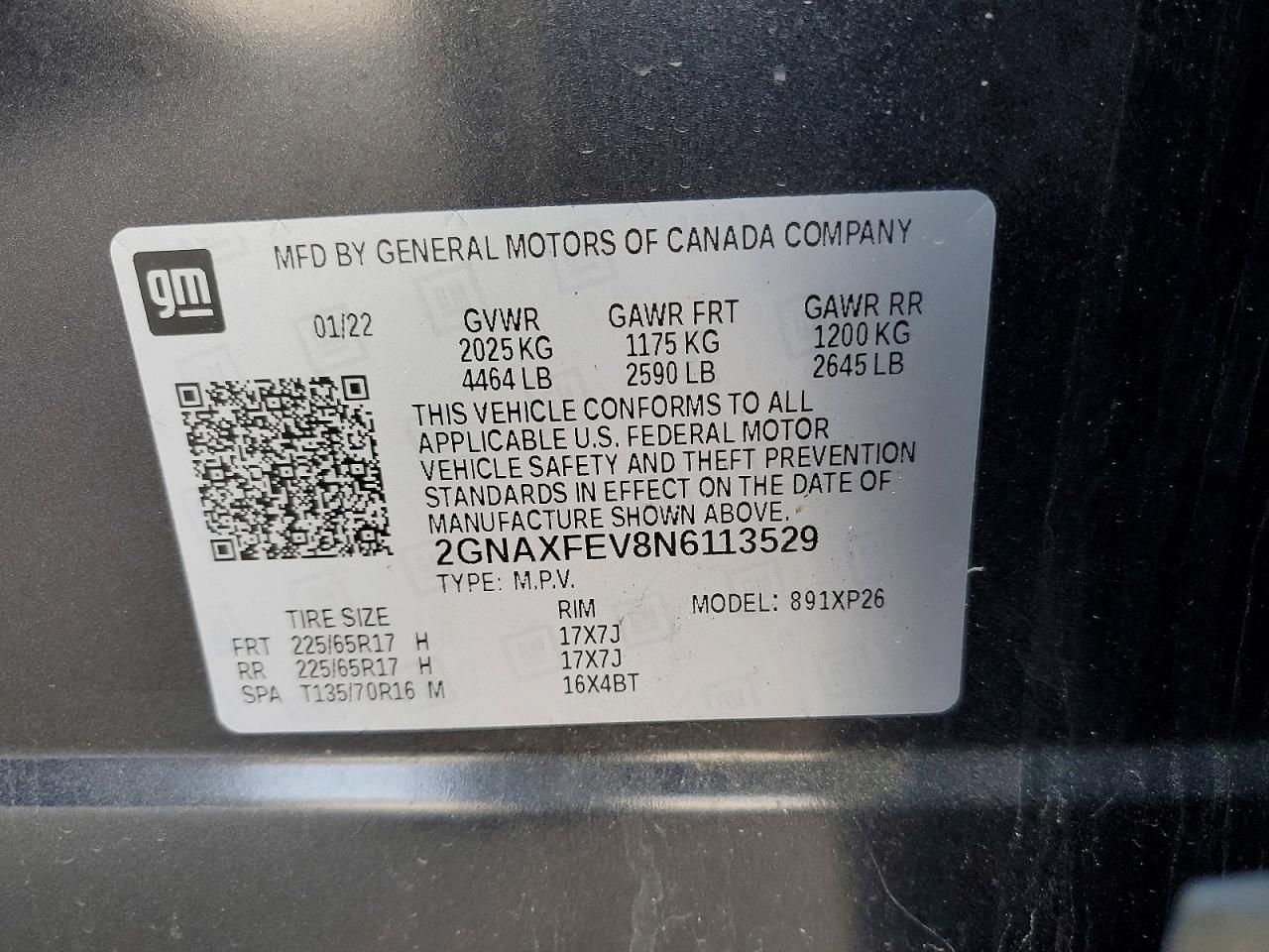 2022 Chevrolet Equinox ls