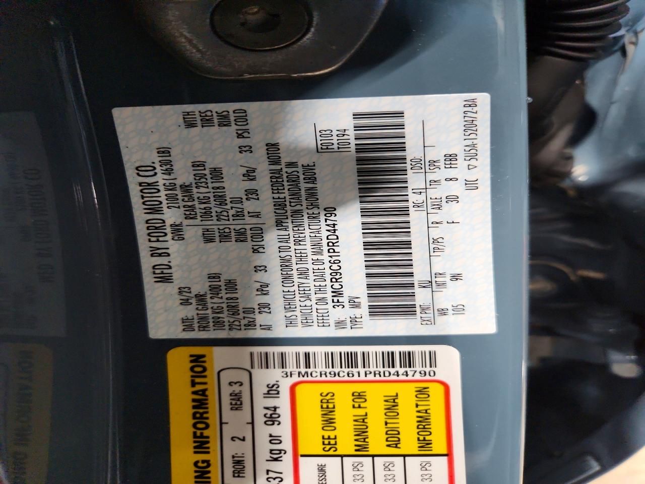 2023 Ford Bronco Sport Outer Banks