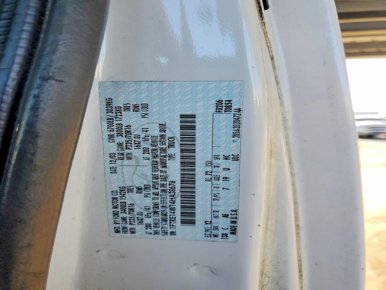 2004 Ford Econoline E150 van