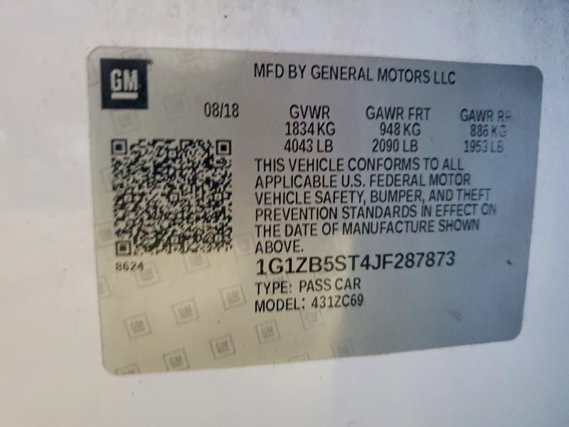 2018 Chevrolet Malibu ls