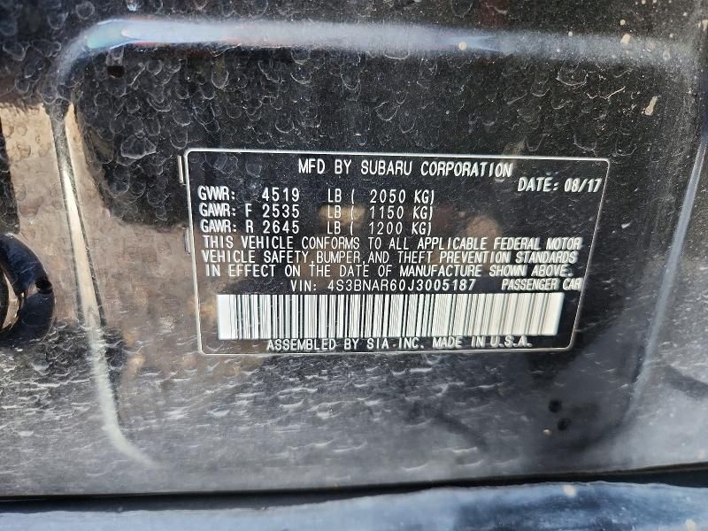 2018 Subaru Legacy Sport