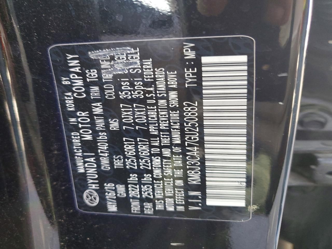 2016 Hyundai Tucson Limited