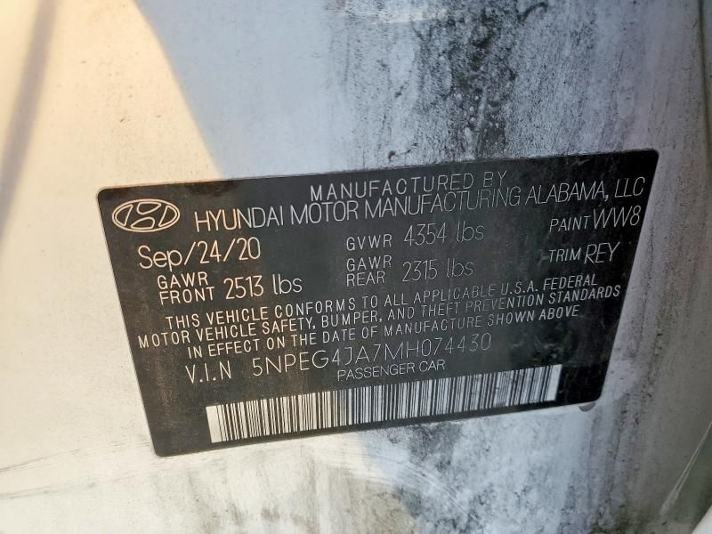 2021 Hyundai Sonata se