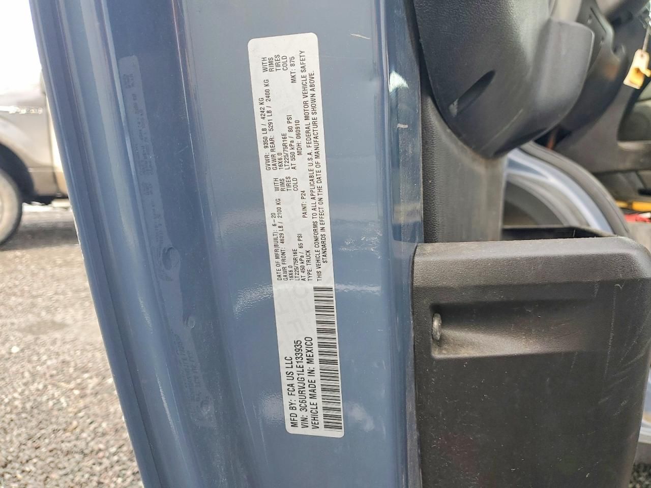 2020 Dodge RAM Promaster 3500 Delivery Van