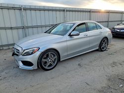 Mercedes-Benz C-class salvage cars for sale: 2016 Mercedes-Benz C300