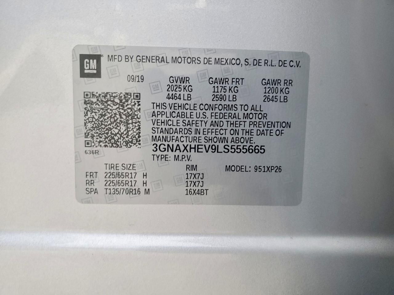 2020 Chevrolet Equinox ls