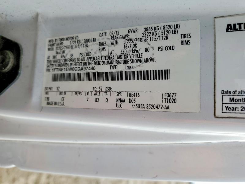 2012 Ford E150 Delivery van