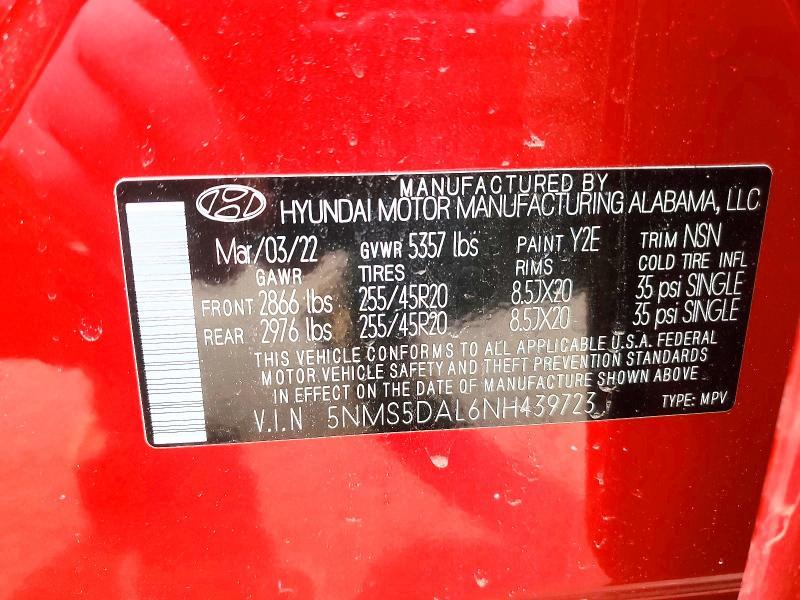 2022 Hyundai Santa fe Calligraphy
