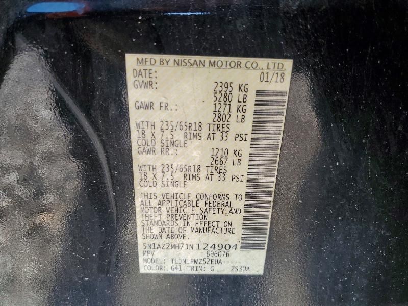 2018 Nissan Murano s