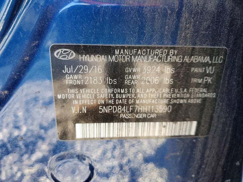 2017 Hyundai Elantra se