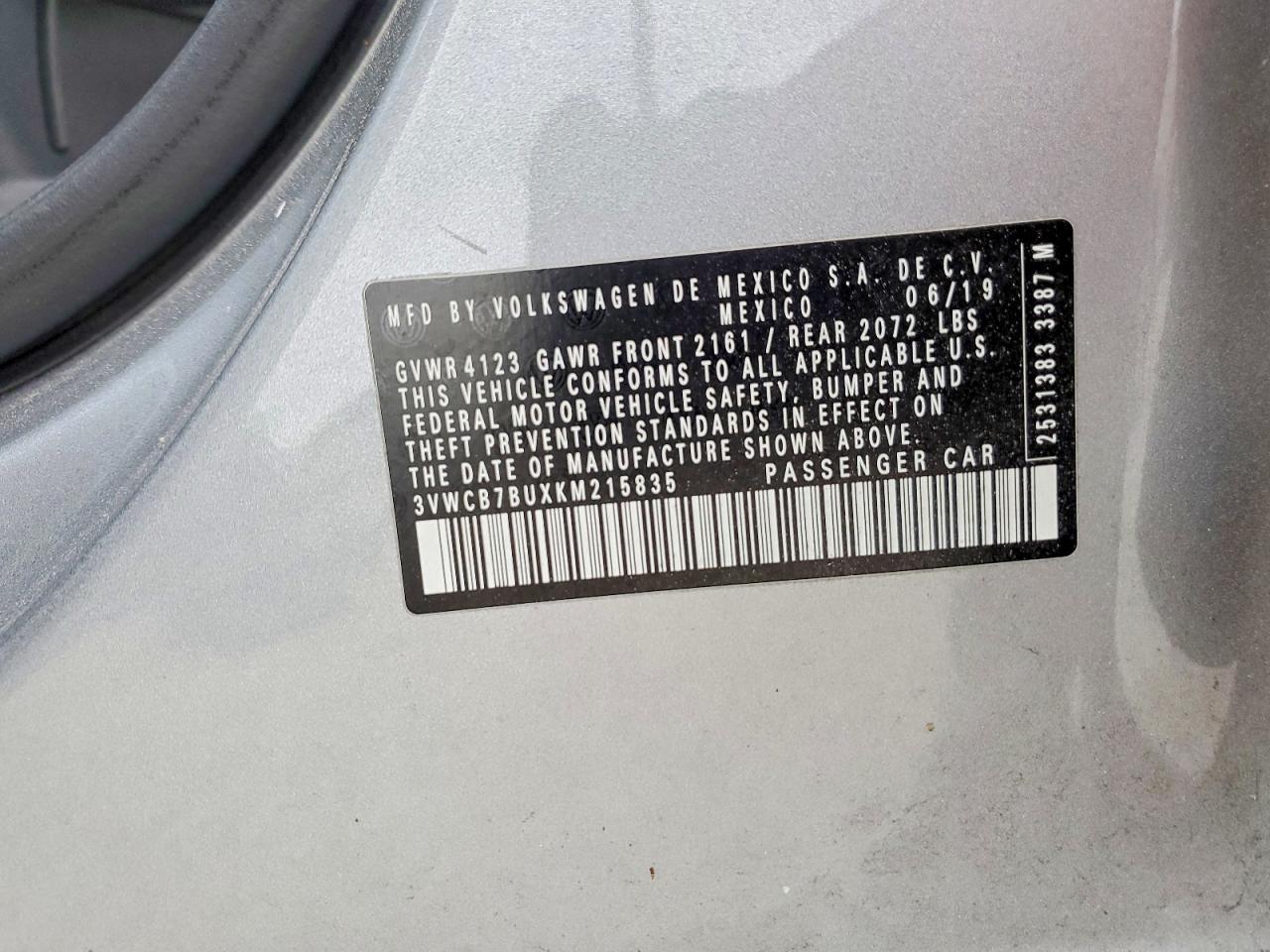 2019 Volkswagen Jetta s