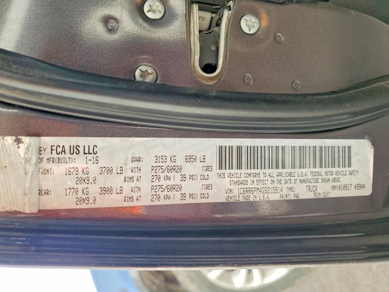 2016 Dodge RAM 1500 Longhorn