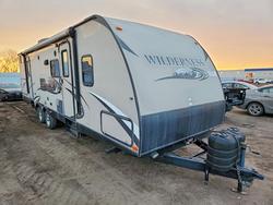 Salvage cars for sale from Copart Greenwood, NE: 2013 Wilderness Travel Trailer