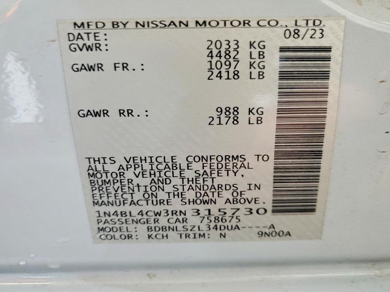 2024 Nissan Altima sr