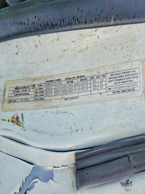 2022 Peterbilt 579 Semi Truck