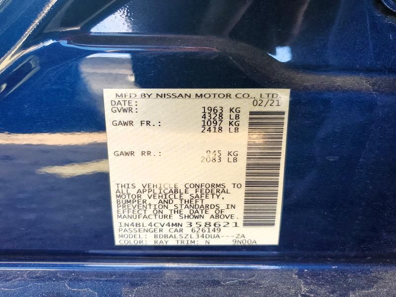 2021 Nissan Altima sr