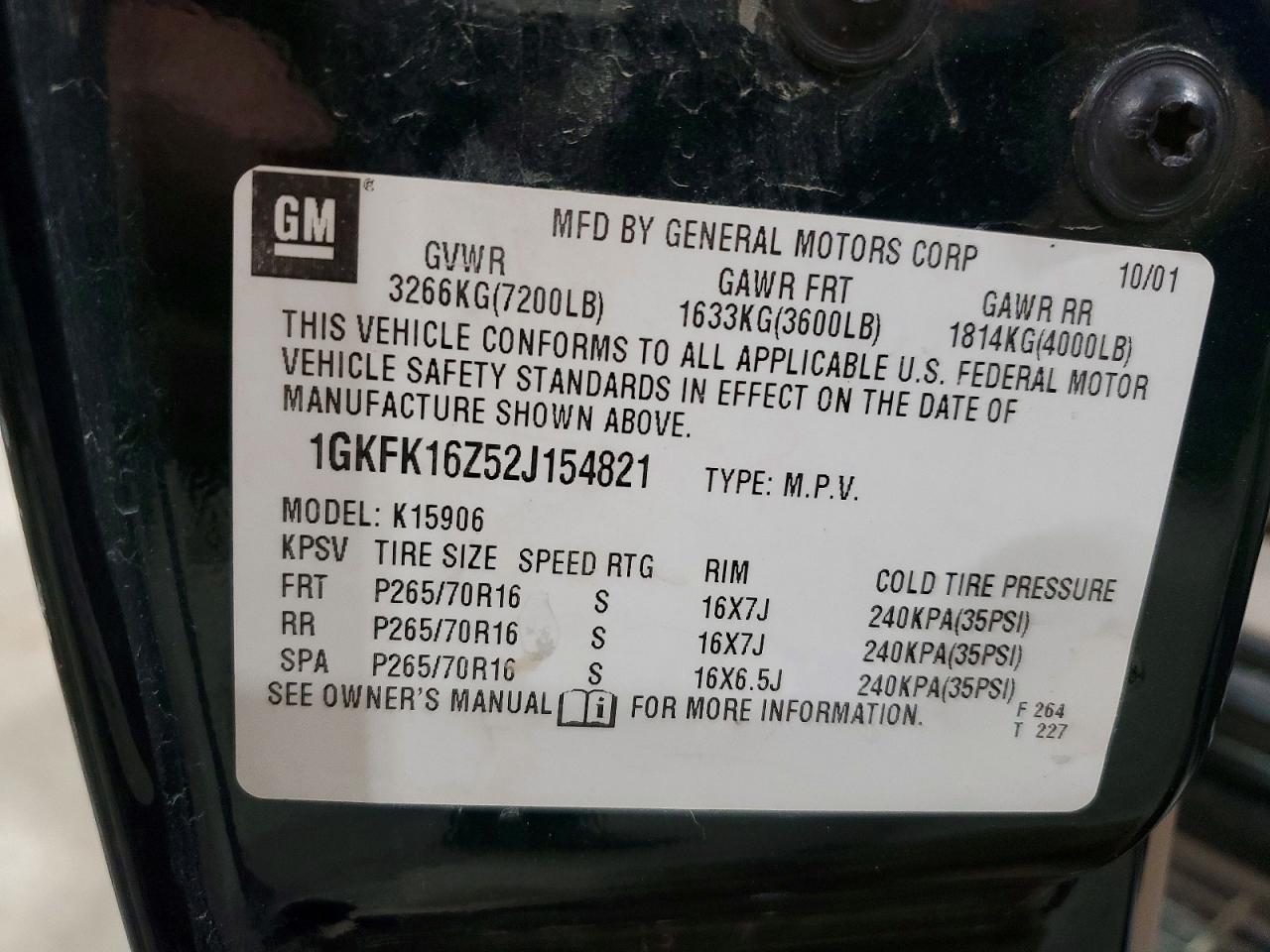 2002 GMC Yukon xl K1500