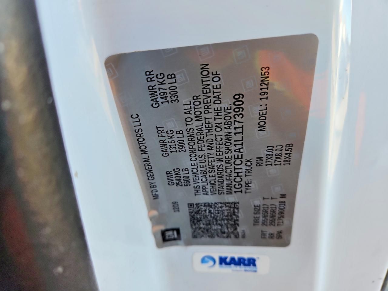 2020 Chevrolet Colorado lt