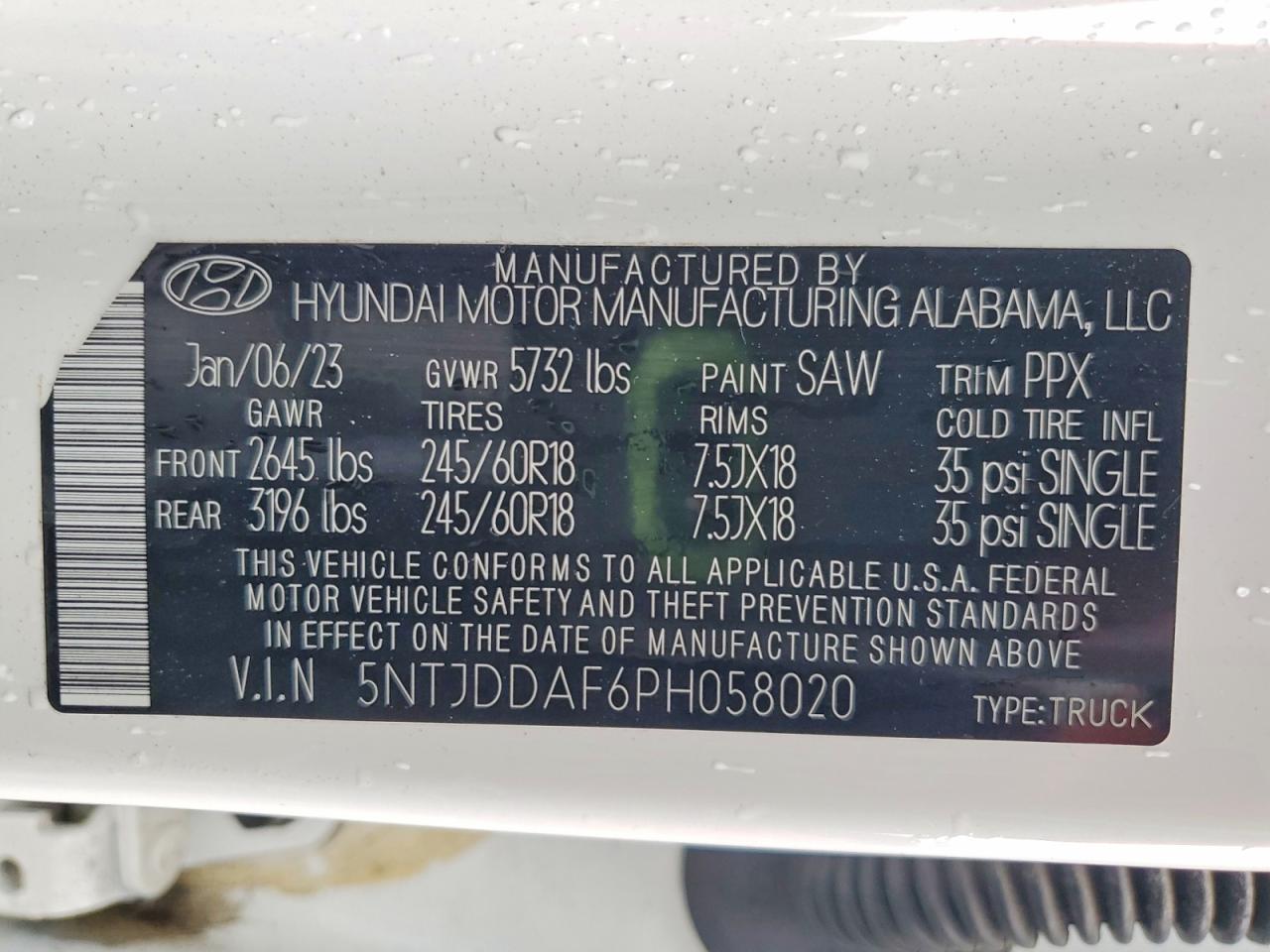 2023 Hyundai Santa Cruz sel Premium