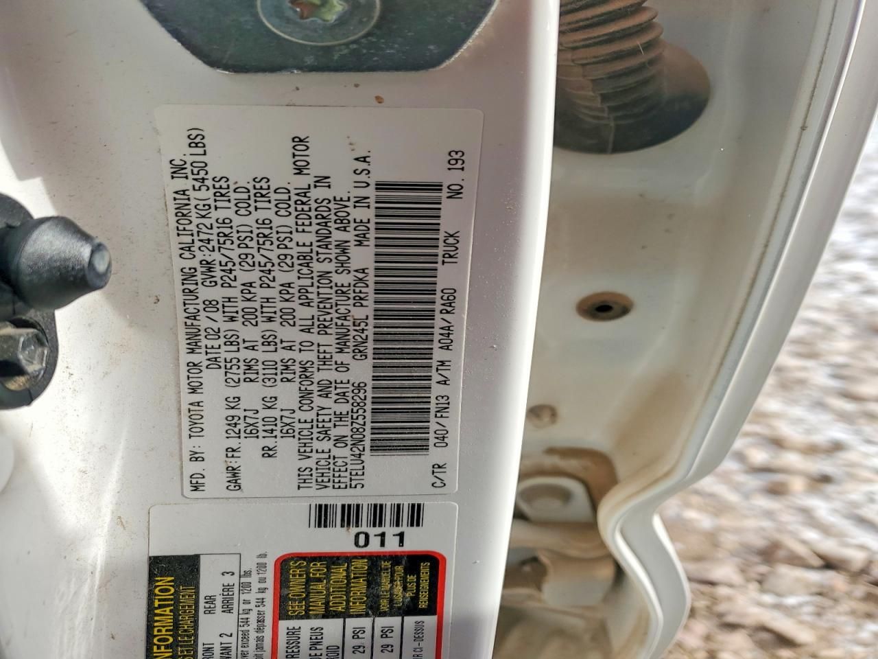 2008 Toyota Tacoma Double cab