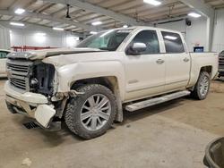 Salvage cars for sale from Copart Ham Lake, MN: 2014 Chevrolet Silverado K1500 High Country