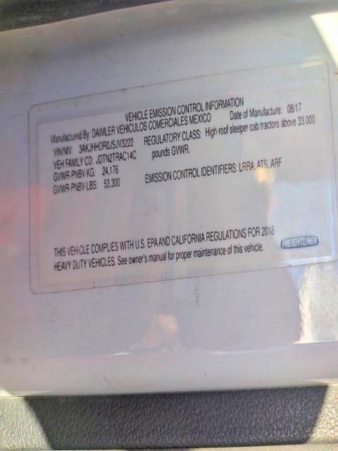 2018 Freightliner Cascadia 126 Semi Truck