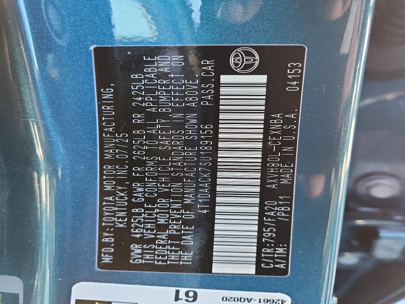 2025 Toyota Camry xse