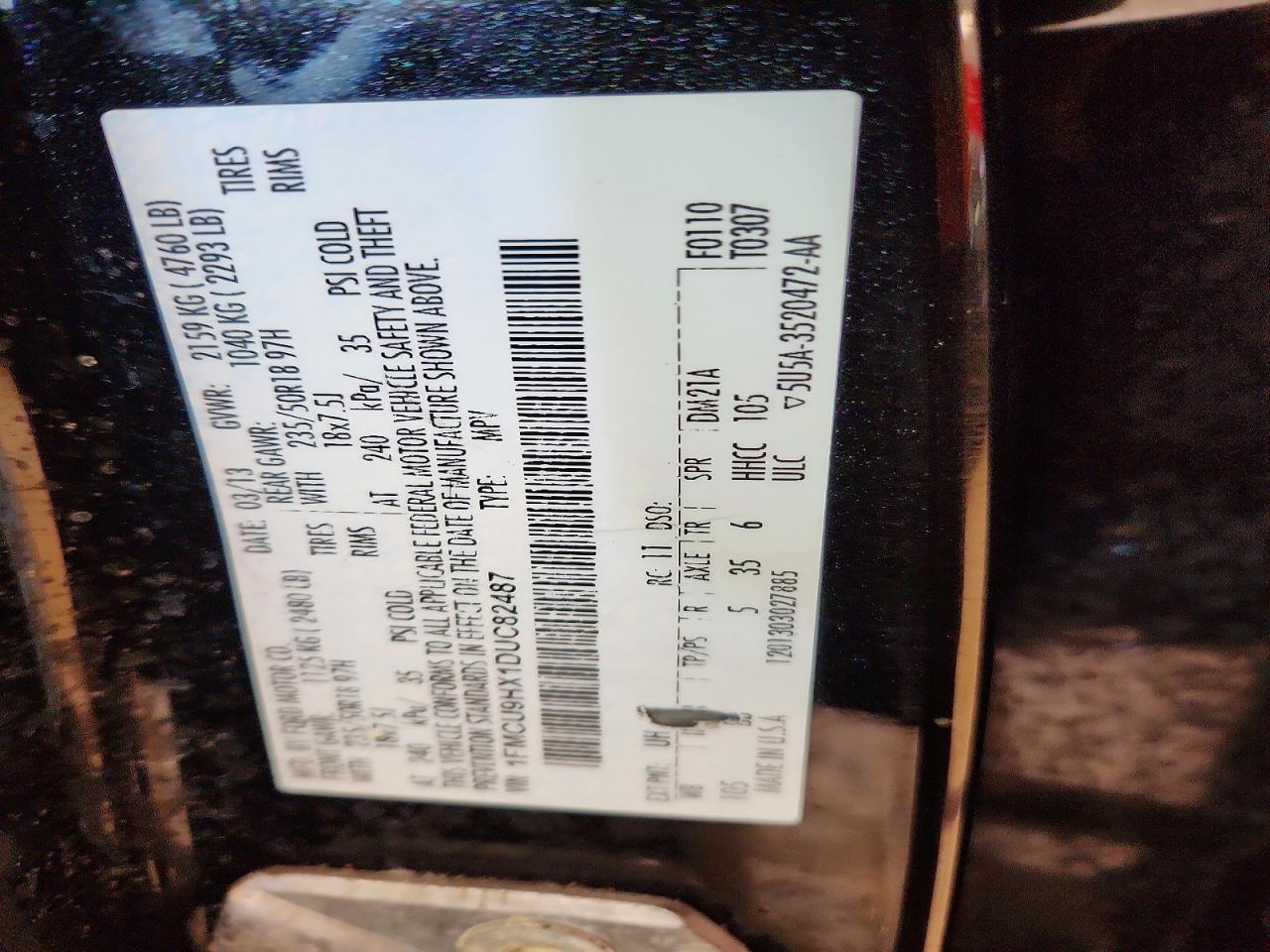 2013 Ford Escape sel