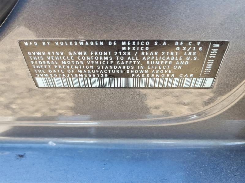 2016 Volkswagen Jetta s