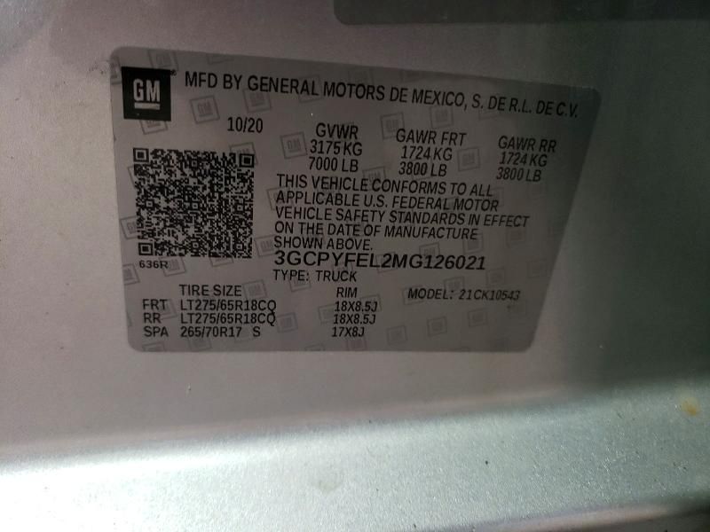 2021 Chevrolet Silverado K1500 lt Trail Boss