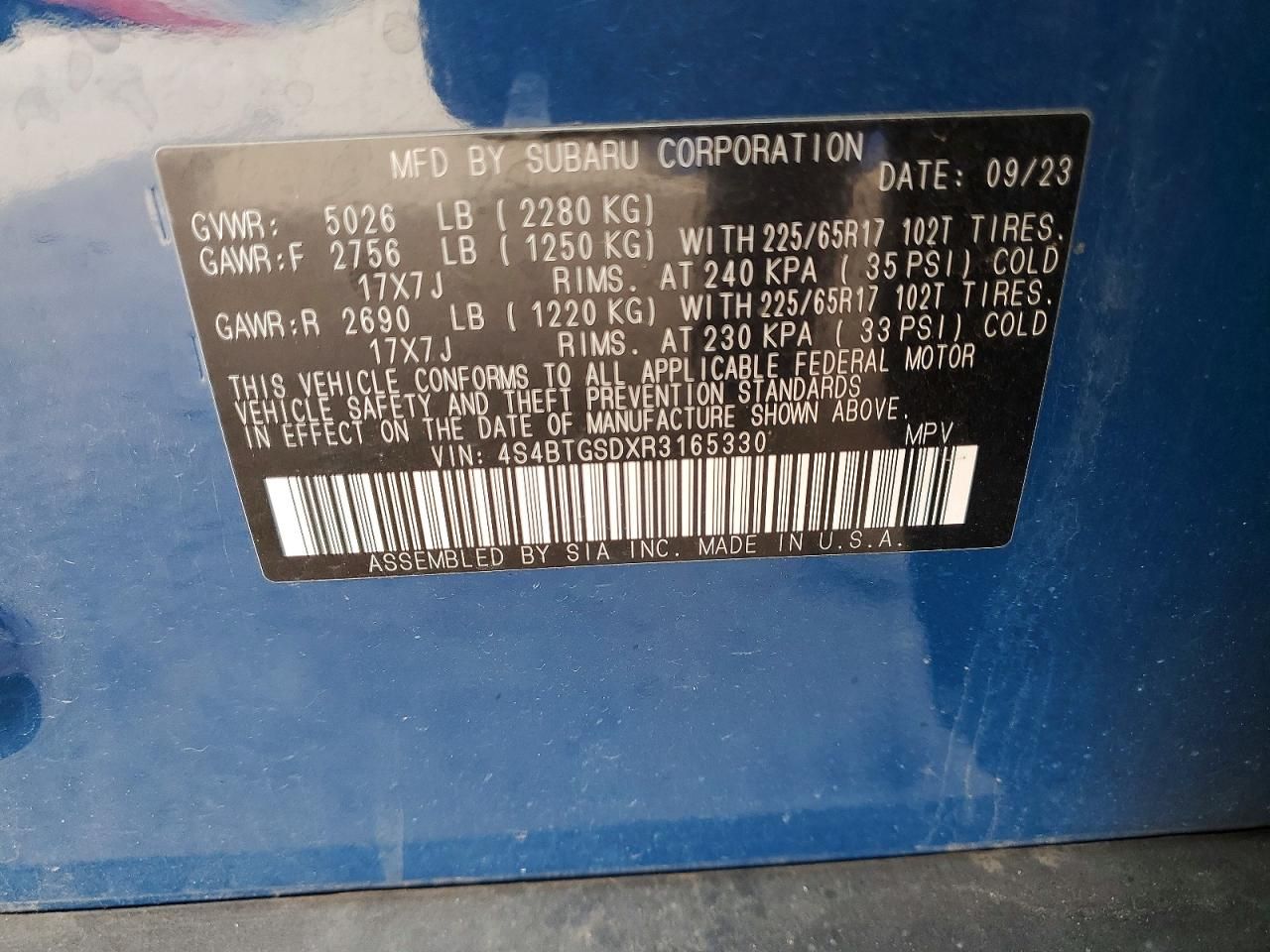 2024 Subaru Outback Wilderness