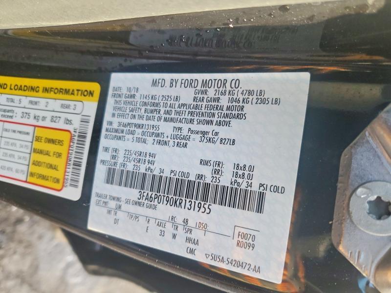 2019 Ford Fusion se