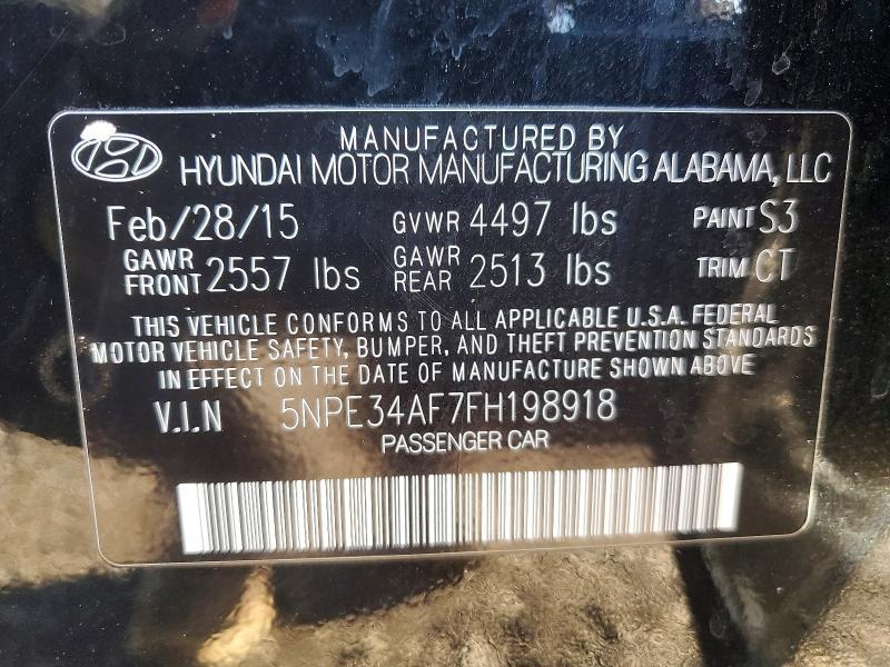 2015 Hyundai Sonata Sport