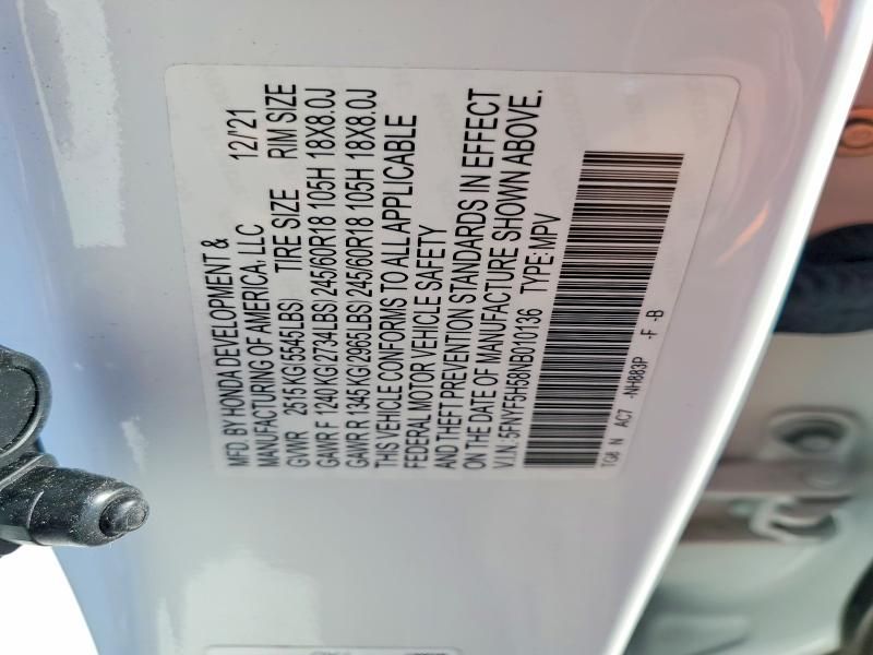 2022 Honda Pilot exl