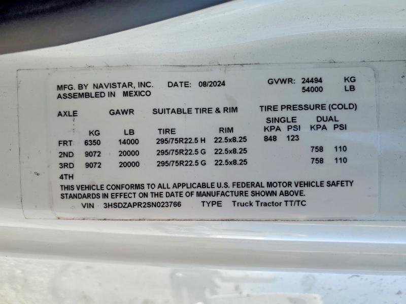 2025 International Lt62f Semi Truck