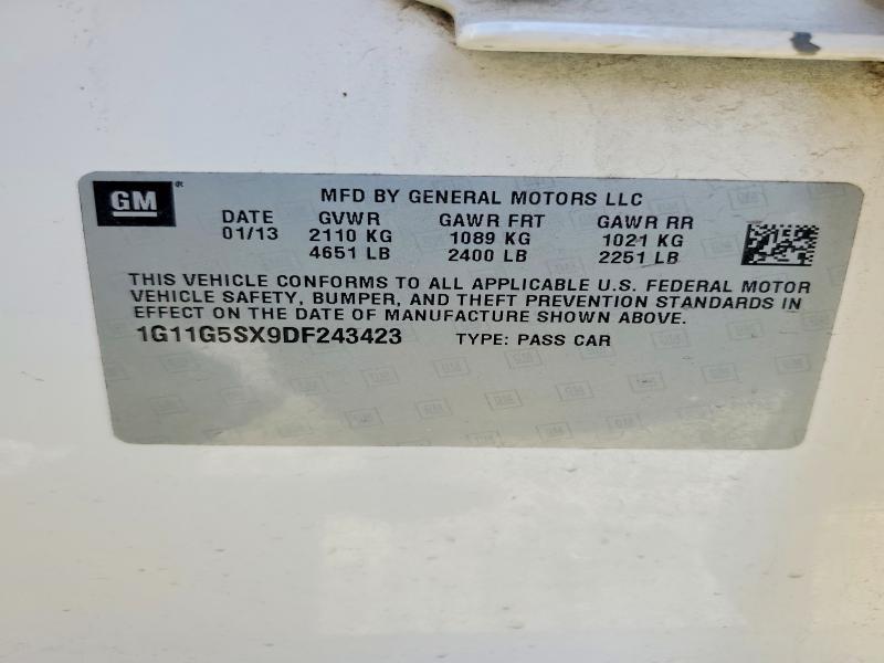 2013 Chevrolet Malibu 3LT