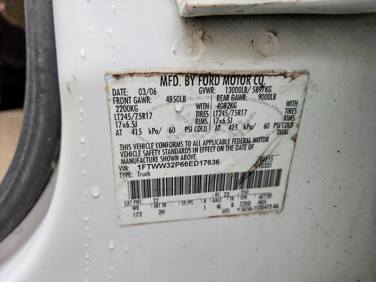 2006 Ford F350 Super Duty