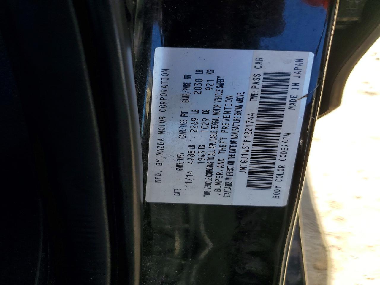 2015 Mazda 6 Grand Touring