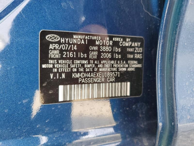 2014 Hyundai Elantra se