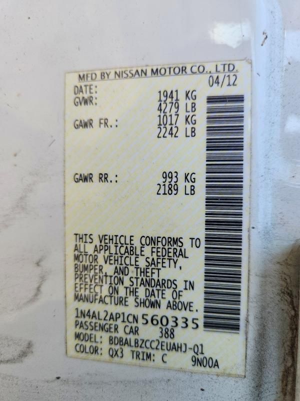 2012 Nissan Altima Base