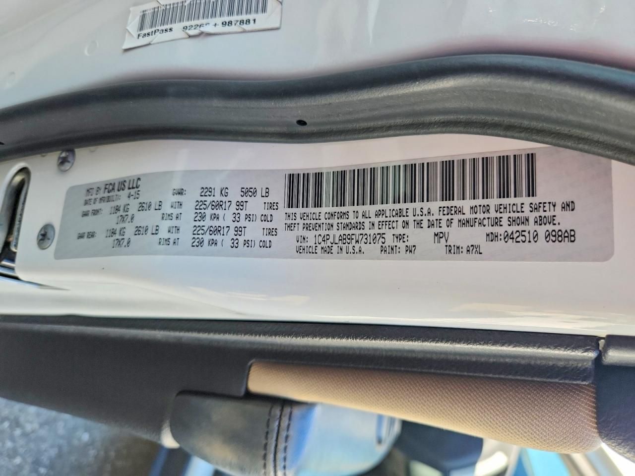 2015 Jeep Cherokee Sport