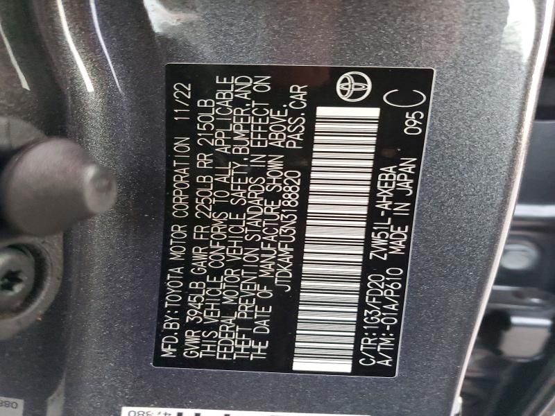 2022 Toyota Prius Night Shade