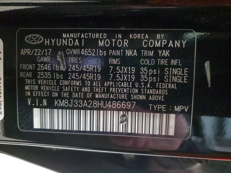 2017 Hyundai Tucson Limited