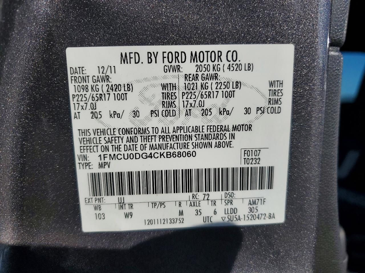 2012 Ford Escape xlt