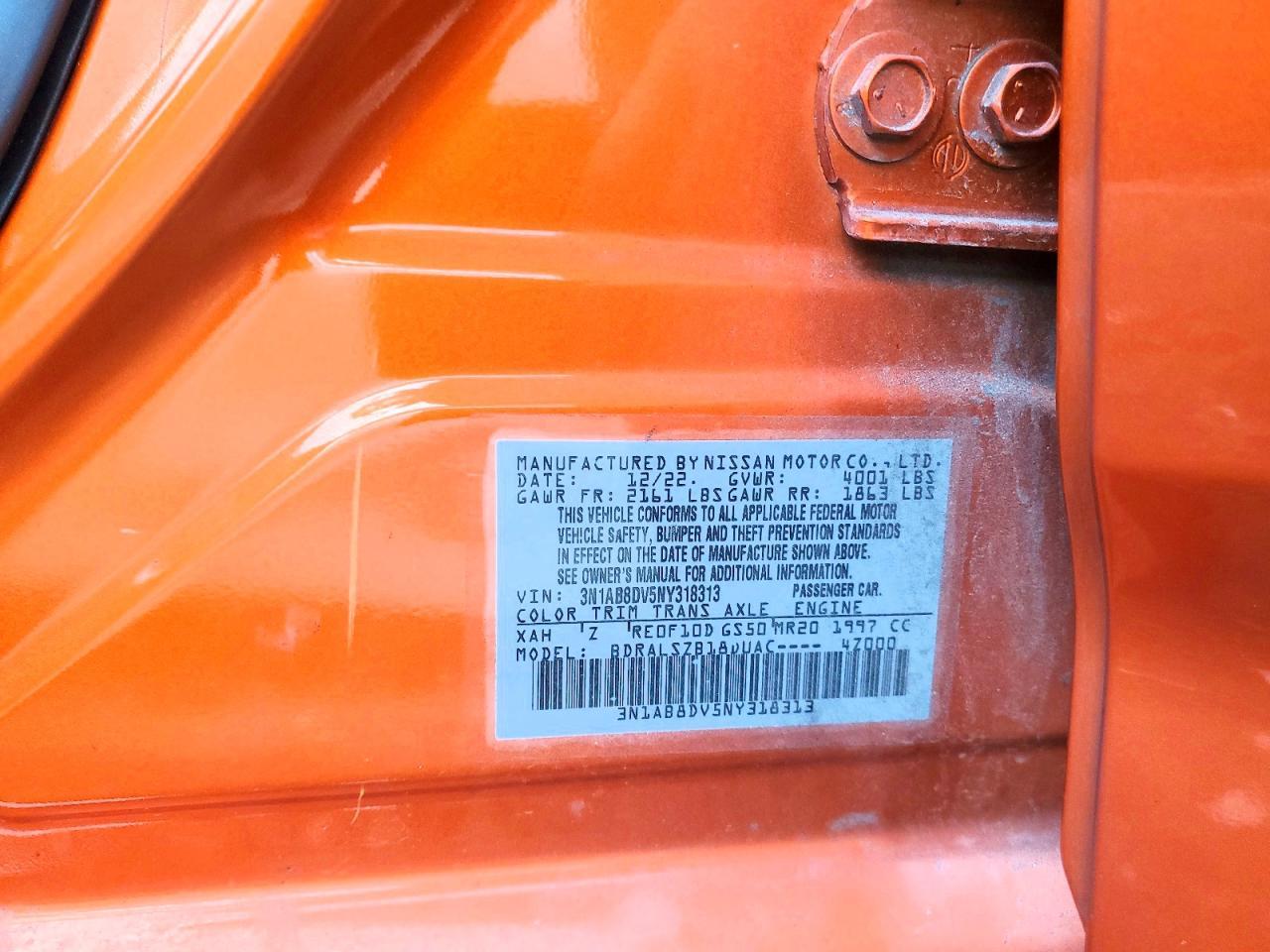 2022 Nissan Sentra sr