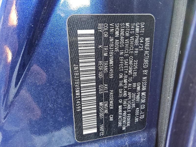 2021 Nissan Rogue Sport sv