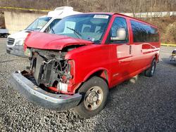 Salvage trucks for sale at West Mifflin, PA auction: 2006 Chevrolet Express G3500