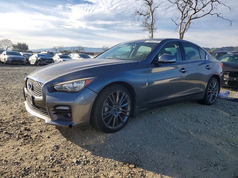 2016 Infiniti Q50 red Sport 400