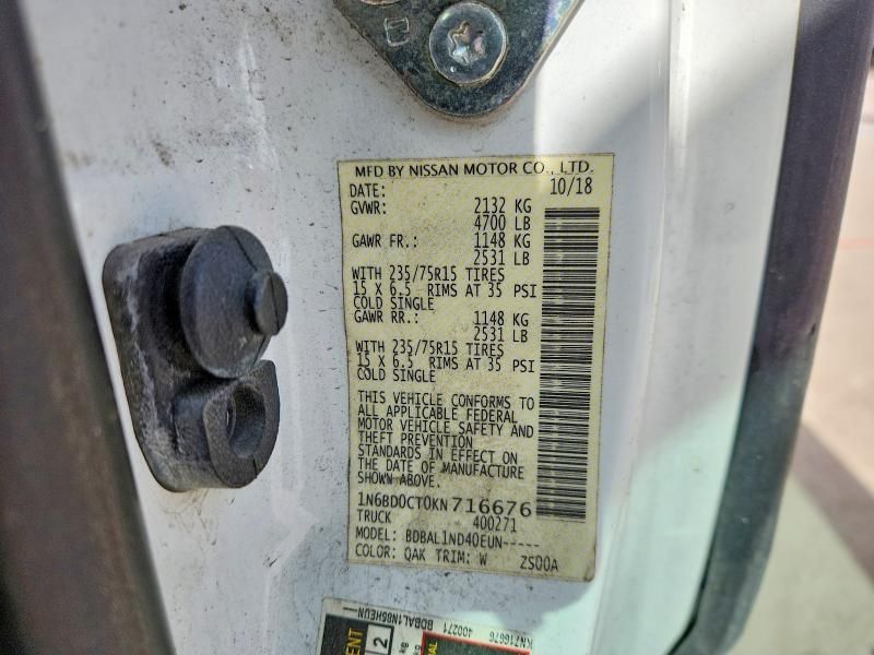 2019 Nissan Frontier s