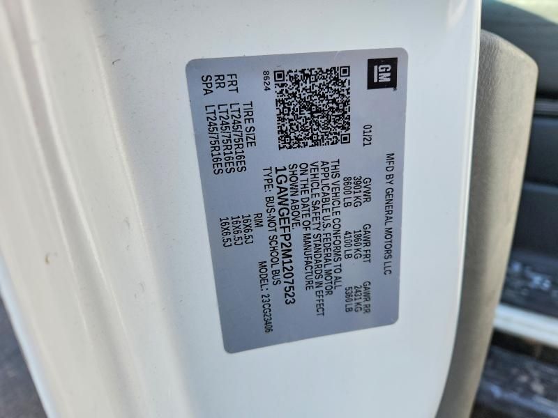 2021 Chevrolet Express G2500 ls